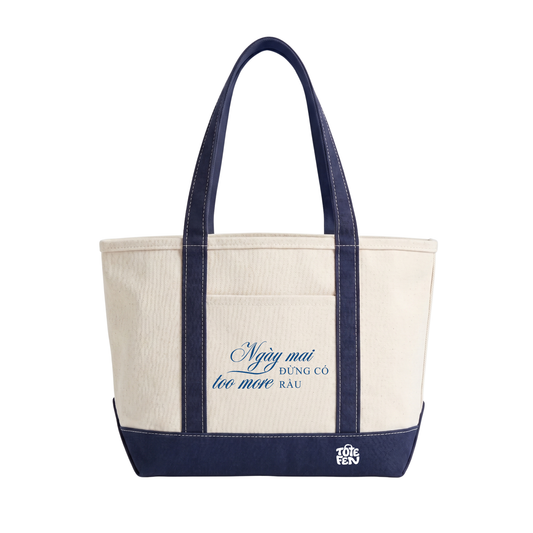 Review Thực Tế: "Too More Rầu" Box Tote Bag Là Chiếc Túi Canvas Dáng Hộp "Cứu Rỗi" Ngày Đi Học Của Bạn